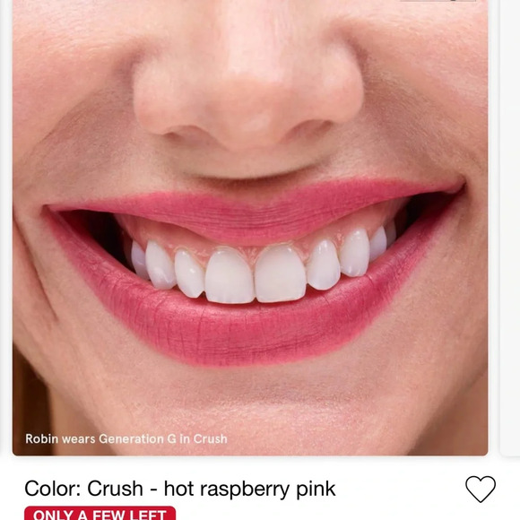 BNIB! Glossier Generation G Lipstick in Crush (Hot Raspberry Pink) - Picture 5 of 13